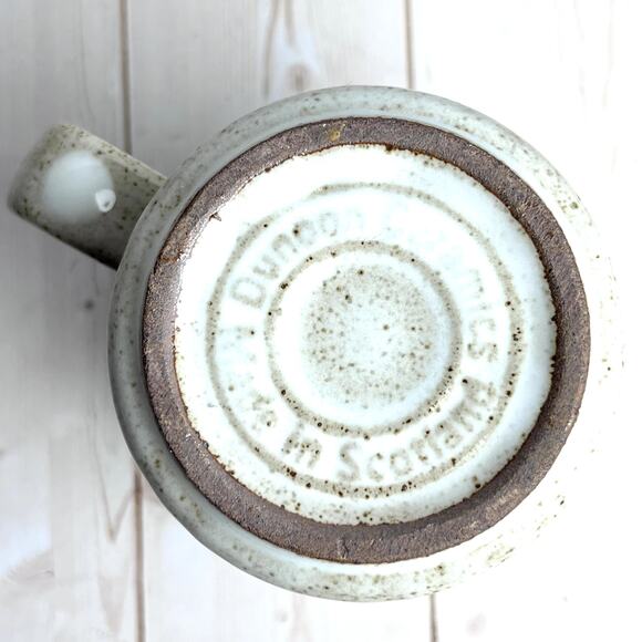 Dunoon Scotland Stoneware Coffee Mug Cup Vintage Textured Graphic 9.5oz Capacity - Picture 6 of 8